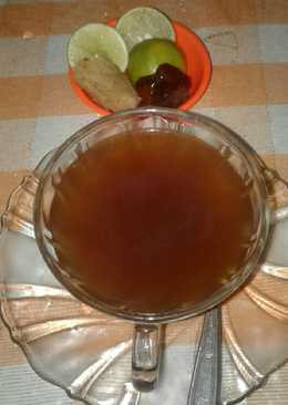 Wedang jahe gula aren jeruk nipis praktis