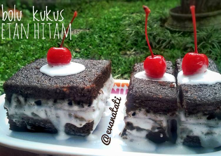 resep masakan Bolu Kukus Ketan Hitam