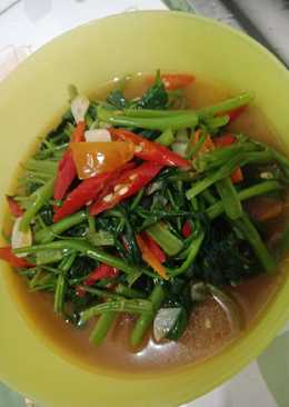 Tumis kangkung saori mudah