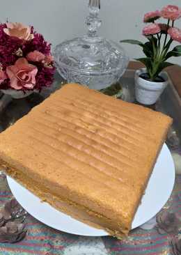 Sponge Cake Mango Orange