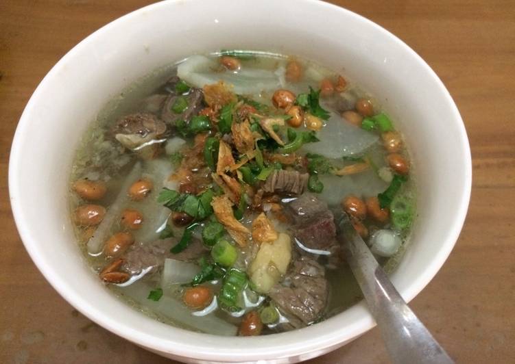 resep lengkap untuk Soto Daging Bandung