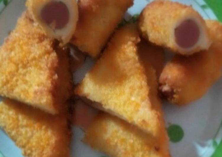 Roti Goreng Isi Sosis Keju