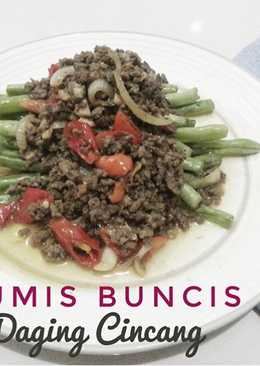 Tumis Buncis Daging Cincang