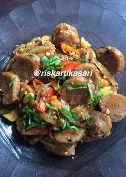 Tumis Bakso Pedas Manis