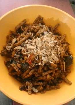 Orek orek tempe teri medan dan kacang