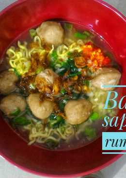 Kuah bakso sapi ala rumahan