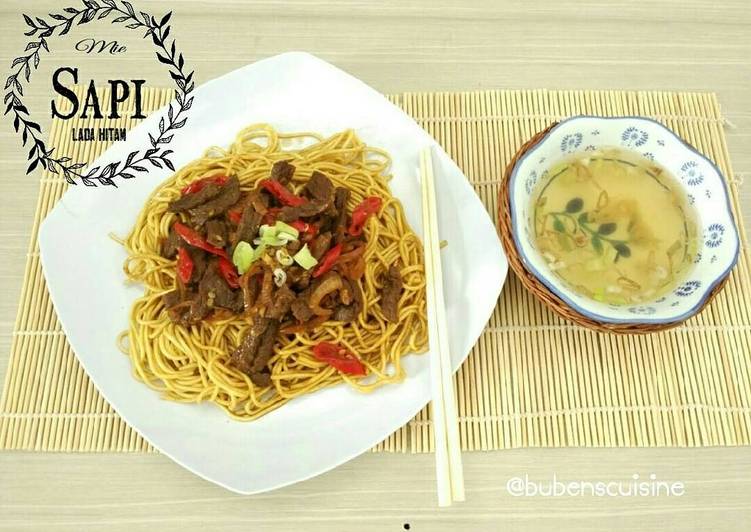 Resep Mie Sapi Lada Hitam By Bu Bens (@bubenscuisine)