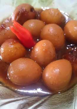 Telur puyuh bumbu kecap