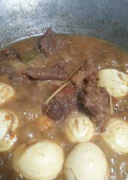 Semur daging telor