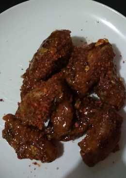 Chicken wings saus madu pedas