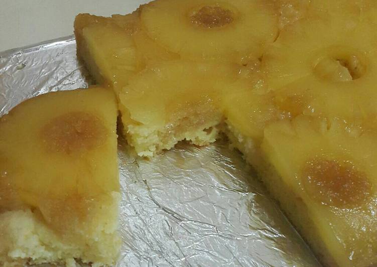 gambar untuk resep makanan Cake Nanas Upside Down