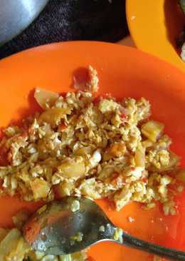 Sambal terong asam+telur