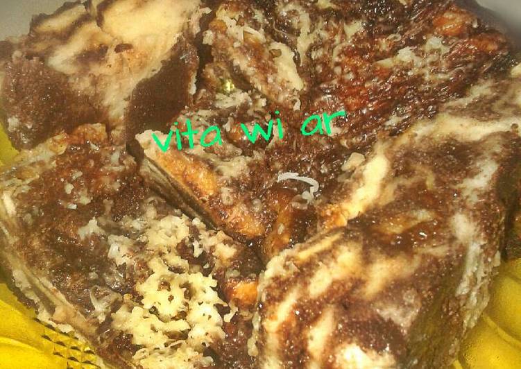 resep makanan Puding roti tawar coklat (bisa oven/kukus)