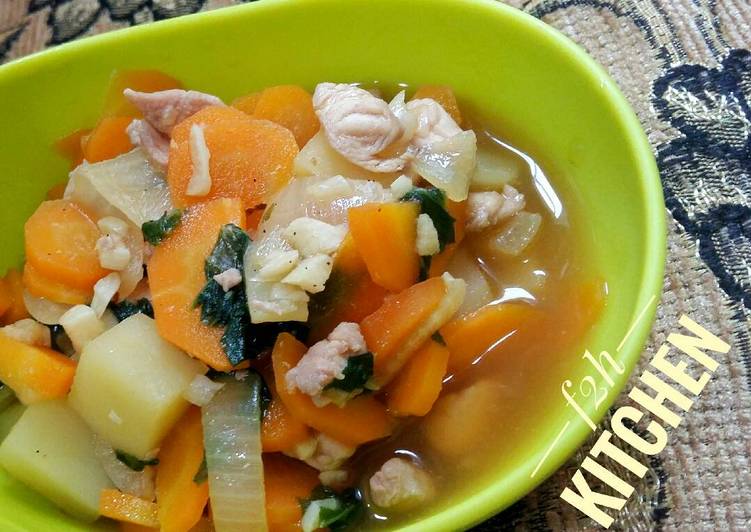 gambar untuk resep makanan Tumis Ayam Sayur untuk Balita