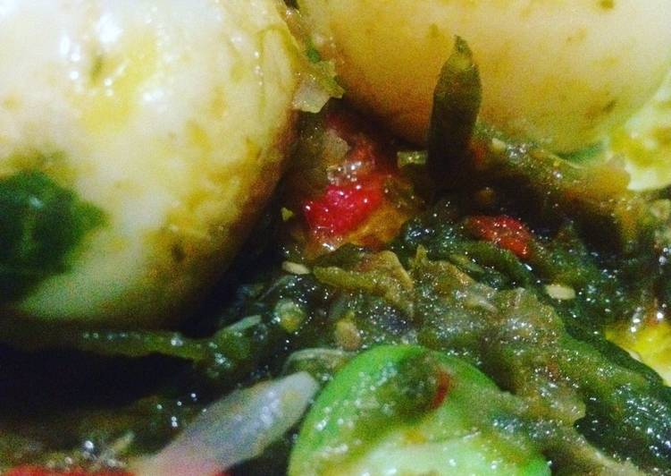 Resep Telur balado cabai hijau + petai By queen rhouen