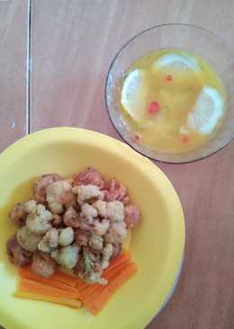 Bola-bola Ayam Brokoli feat Saus Lemon