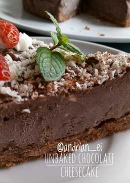 Unbaked Choco Cheesecake