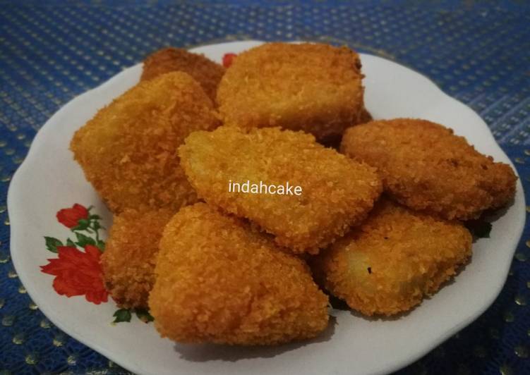 Pisang nugget lembut