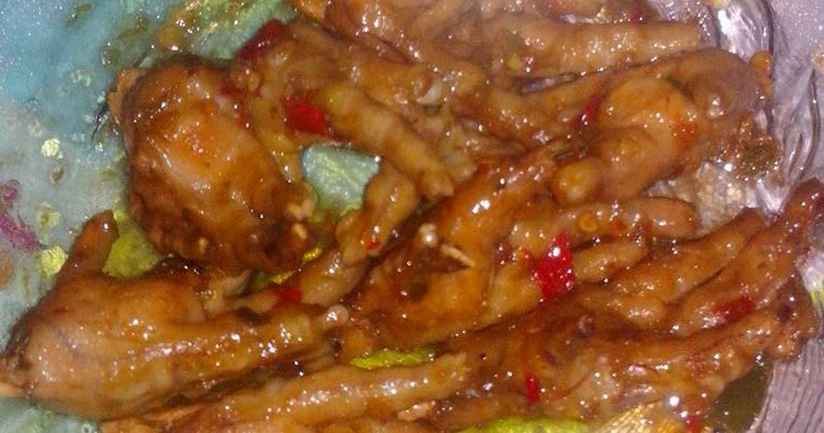  Resep Ceker kaki ayam bumbu pedas ala anak kos oleh 