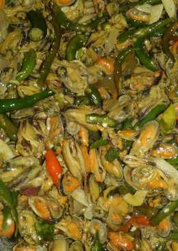 Tumis kerang cabe ijo