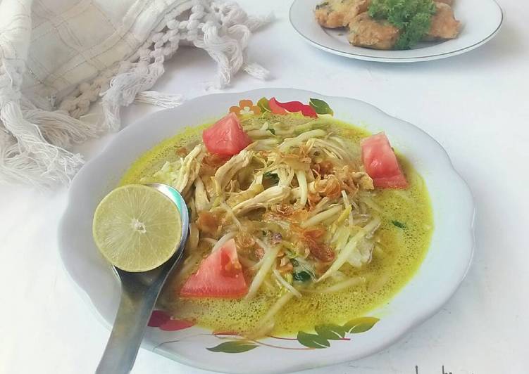 Resep Soto Ayam Santan (Lesah) oleh Nur Sabatiana - Cookpad