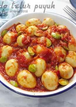 Balado Telur Puyuh & Pete