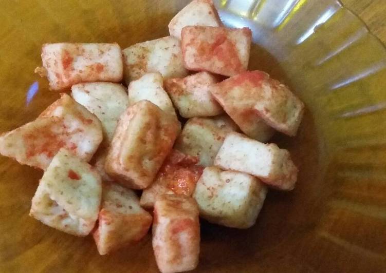 bahan dan cara membuat Balado Tahu Crispy