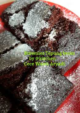 Brownies tepung beras (mudah & praktis)