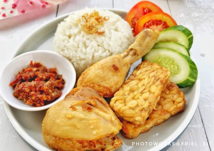 resep Ayam goreng gurih, hanya dg 1 rempah