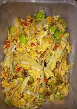 Sambal Petir Teri Oblok Telur