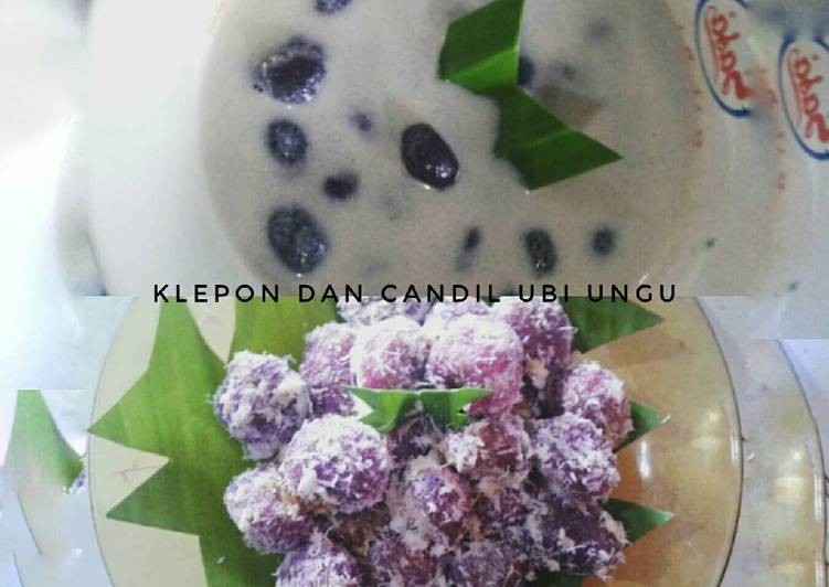 Resep Klepon dan candil ubi ungu By yunittadm