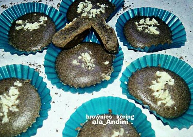 resep Brownis kering Cup mini??