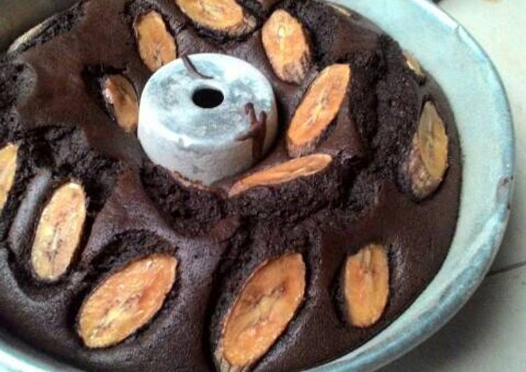 gambar untuk cara membuat Brownies Pisang Lembuuut Banget