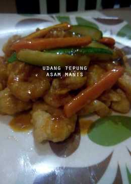 Udang tepung asam manis