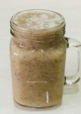 Jus orange,pisang dan kacang merah