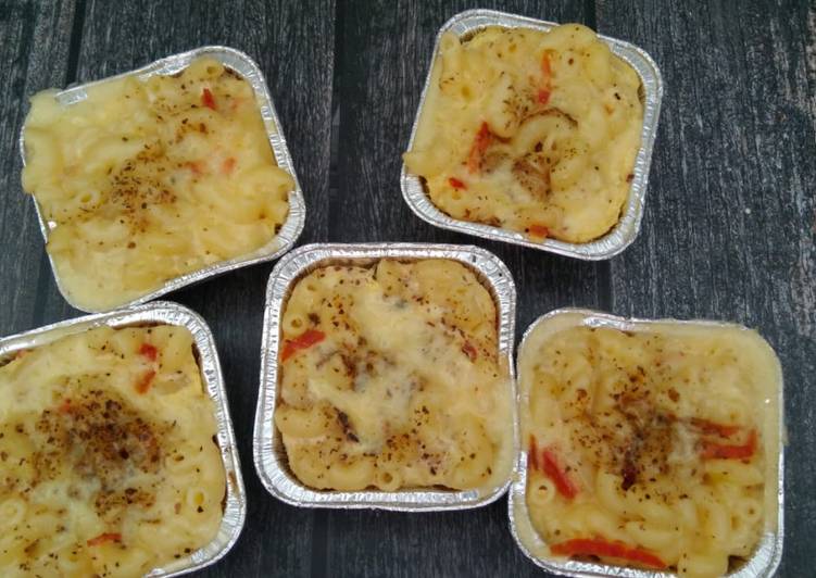 bahan dan cara membuat Macaroni Schootel Kukus