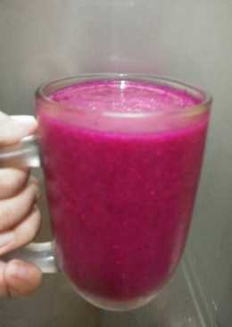 Jus buah naga Jeruk