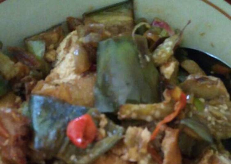 Resep Orak arik terong tahu Dari Ummi Rahmi