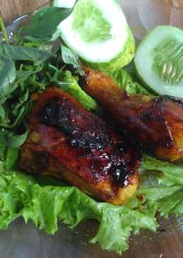 Ayam bakar sangat sederhana happy call