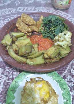 Sambel trasi (utk penyetan tempe,terong,bunga kol,daun ubi/telo/cemeding)