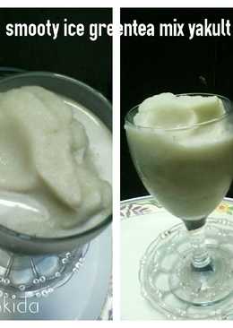 Smooty greentea mix yakult