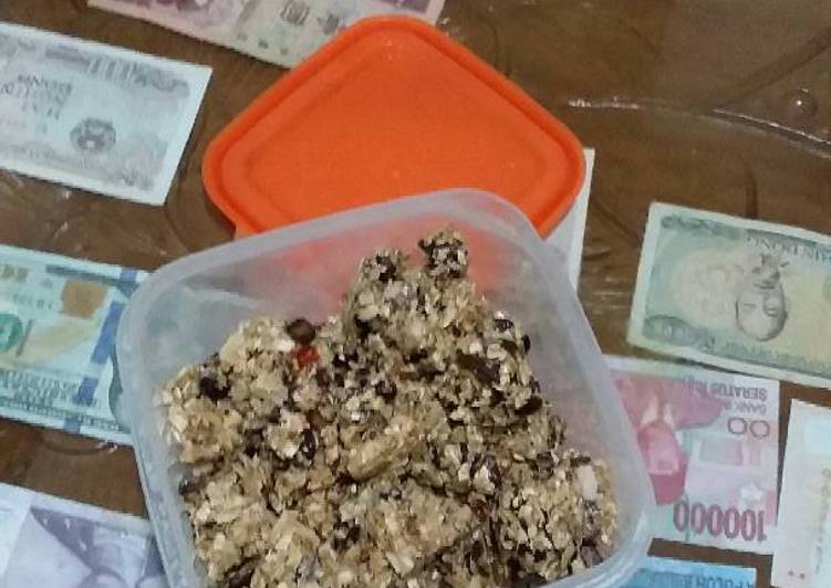 gambar untuk resep makanan Energy bar simple recipe