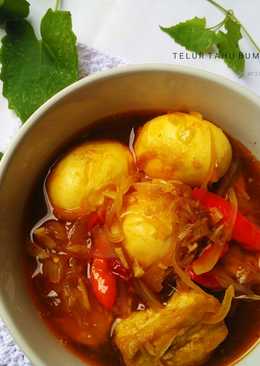 Telur Tahu Bumbu Sarden Kecap