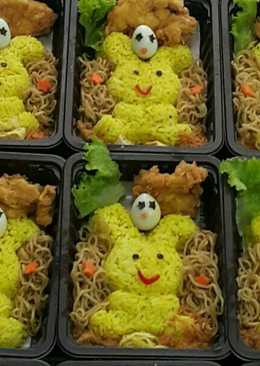 Bekal Anak Bento Naskun Rabbit Unyu2ðŸ‡ðŸ˜˜