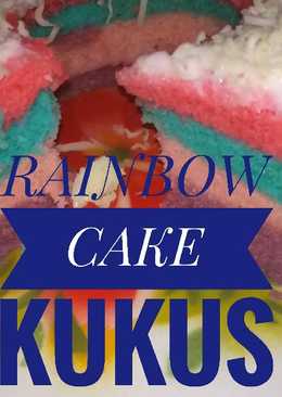 Rainbow cake kukus