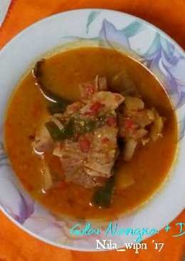 Gulai Nangka + Daging (no santan)