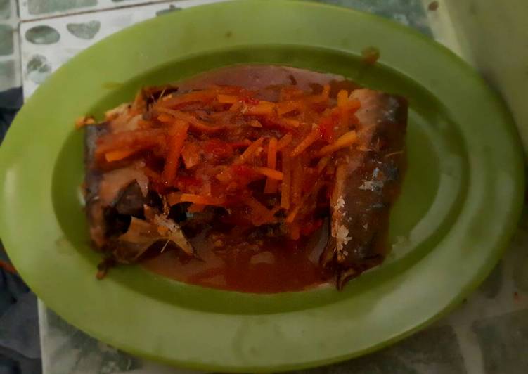 Resep Ikan pindang balado pedas manis dna23 - dinianggra23