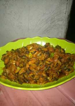 Balado kerang pedas