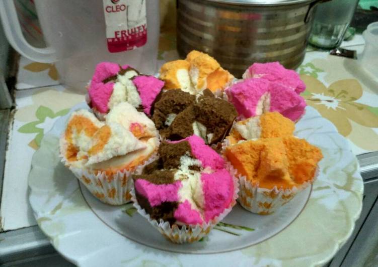 resep lengkap untuk Bolu kukus mekar