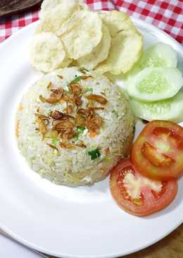 Nasi Goreng Putih Teri Medan